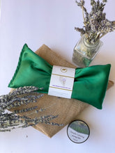 Load image into Gallery viewer, Satin Flax & Lavender Eye Pillow